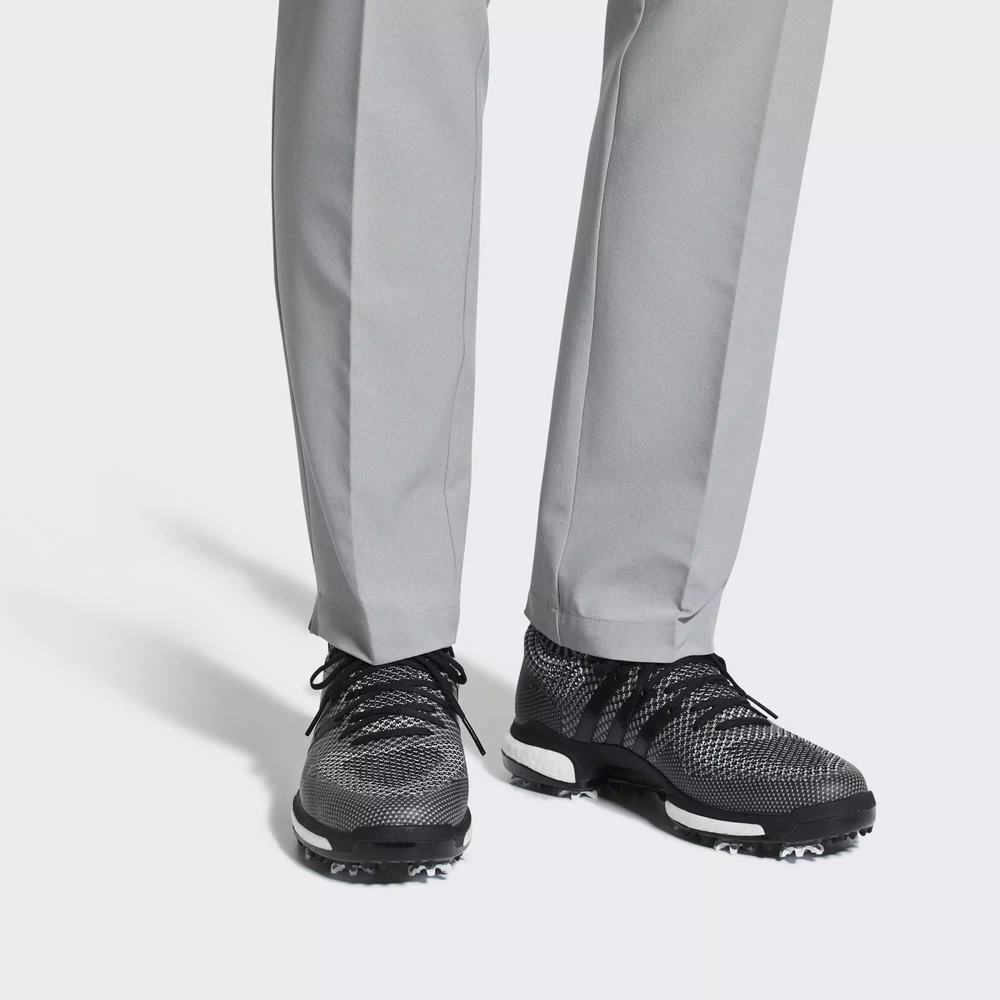 Adidas Tour360 Knit Tenis De Golf Negros Para Hombre (MX-15883)